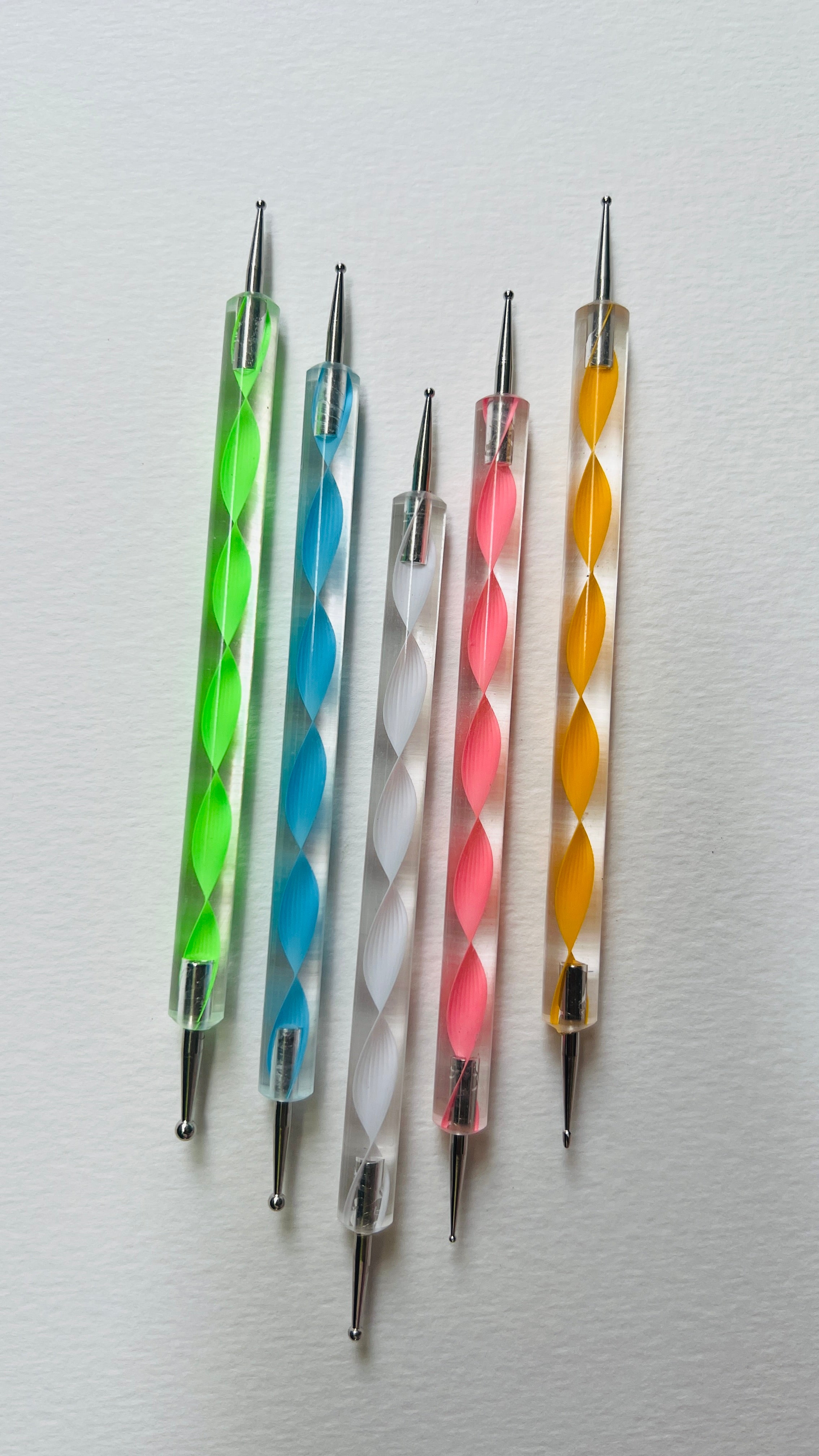 Embossing tool set of 5
