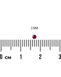 Red Round Stone (2Mm to 12Mm)