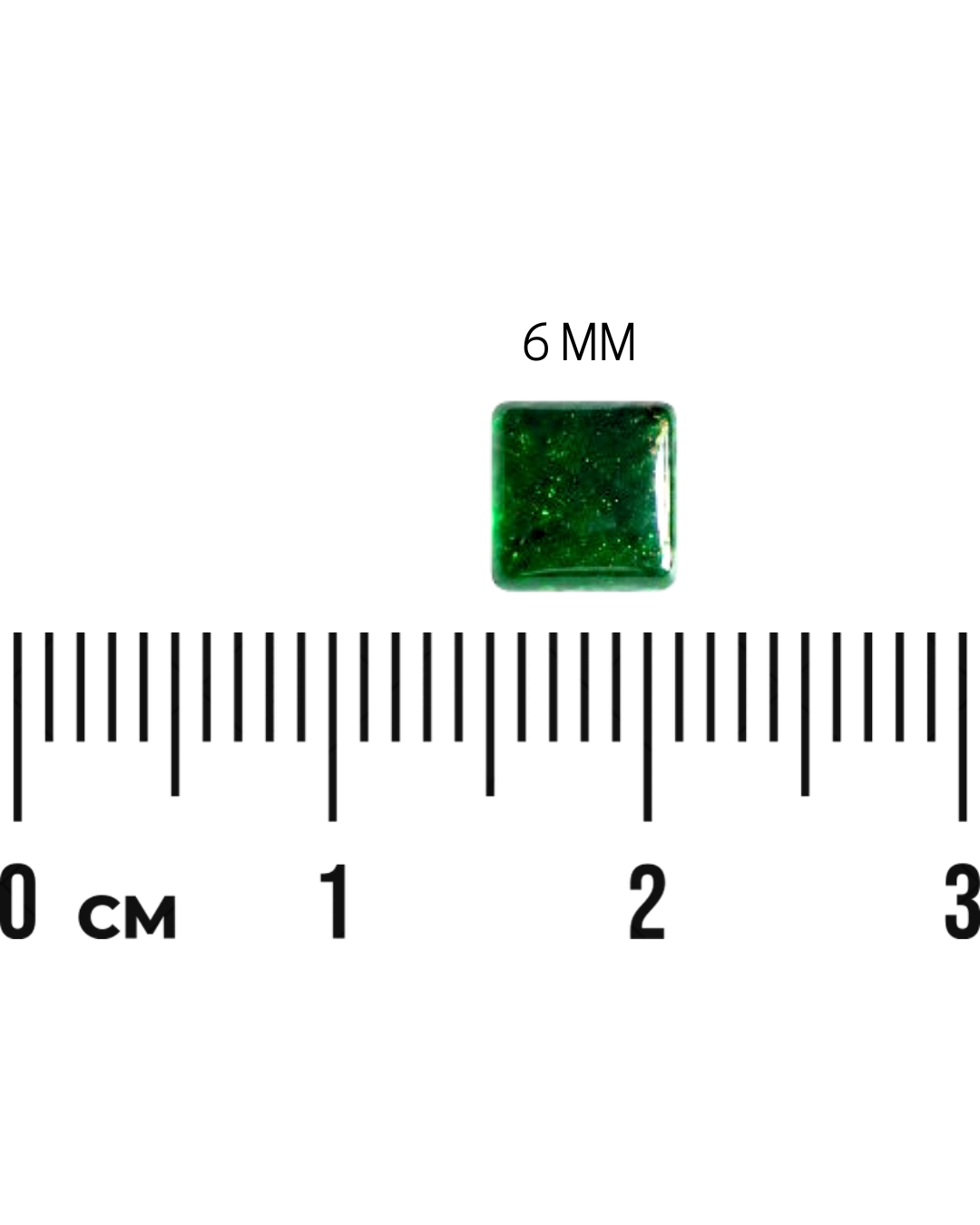 Green Square Stone (2Mm to 12Mm)