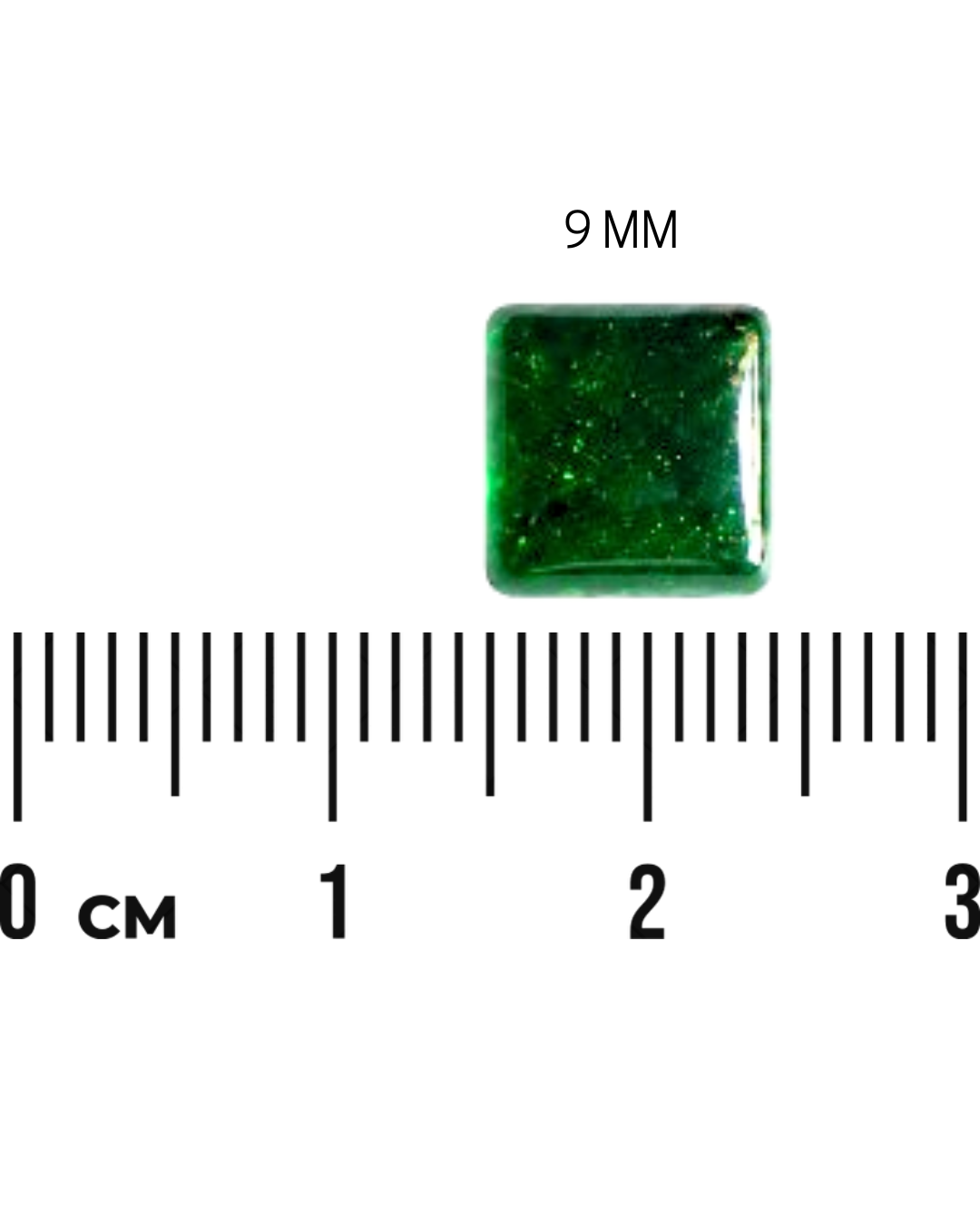 Green Square Stone (2Mm to 12Mm)