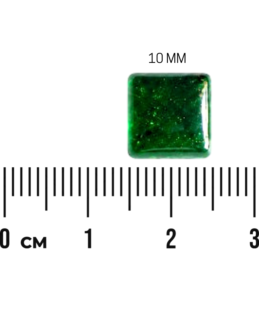 Green Square Stone (2Mm to 12Mm)