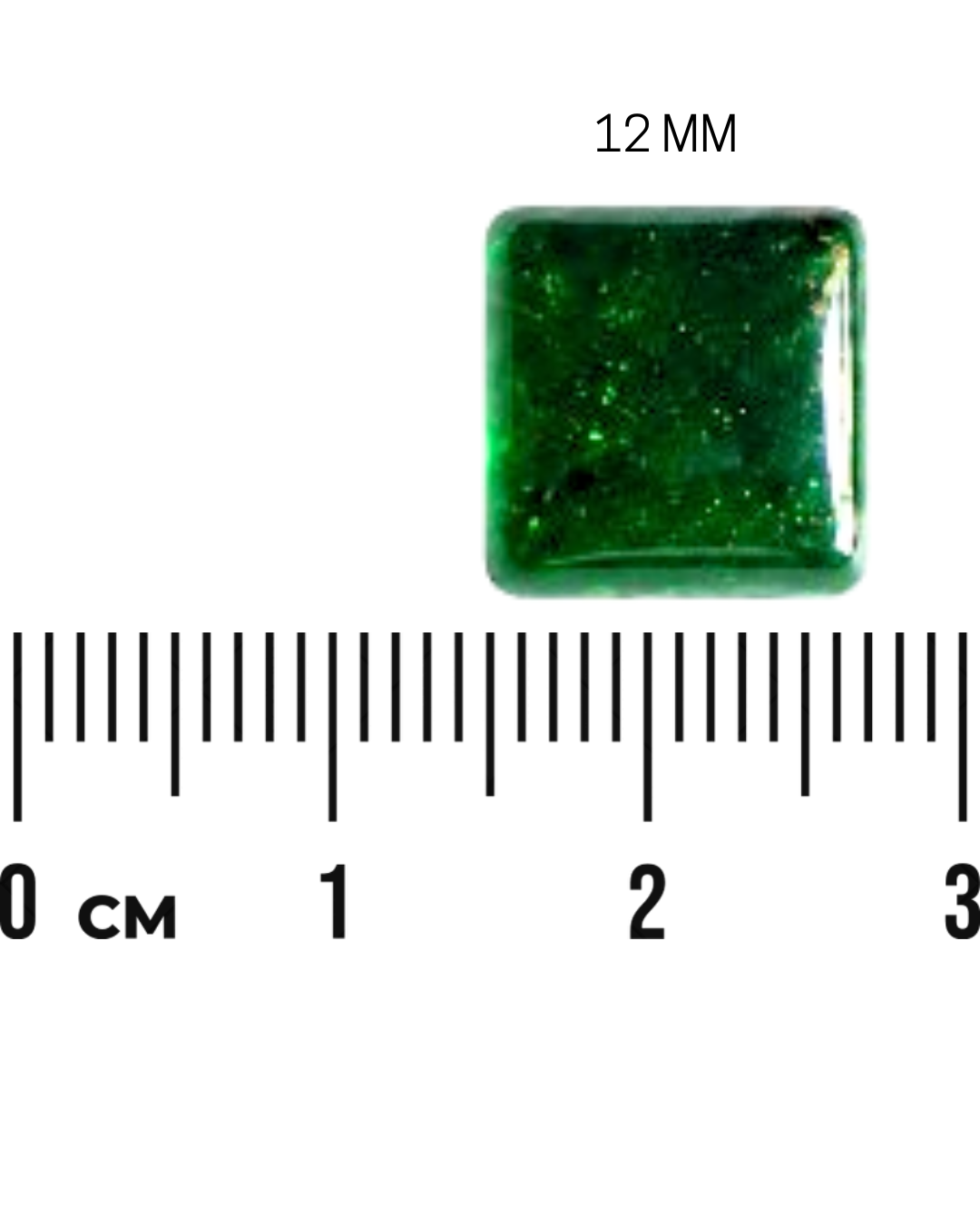 Green Square Stone (2Mm to 12Mm)