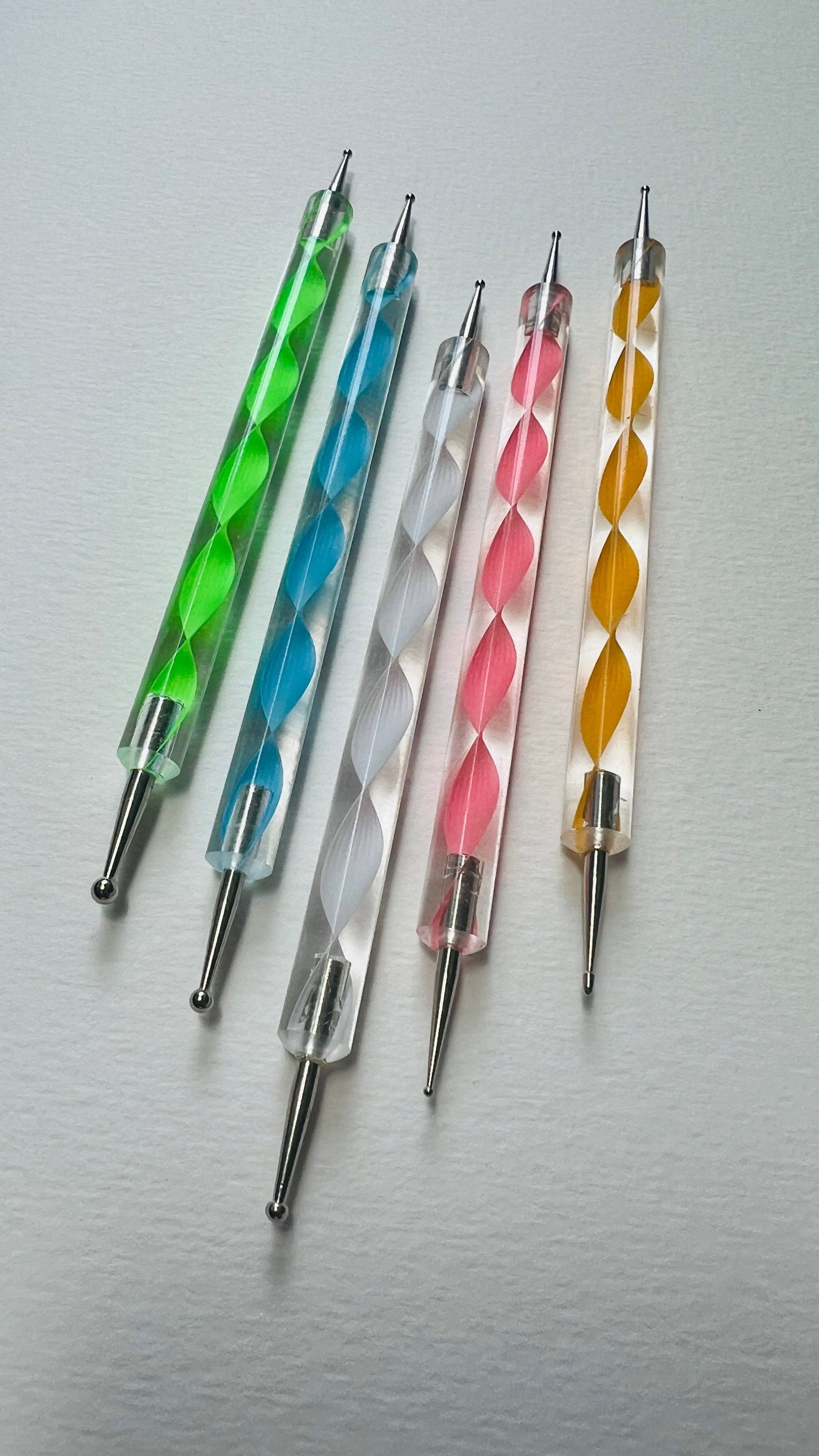 Embossing tool set of 5