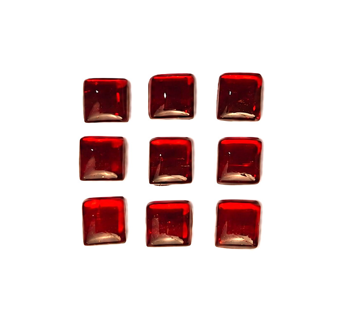 Red Square Stone (2Mm to 12Mm)