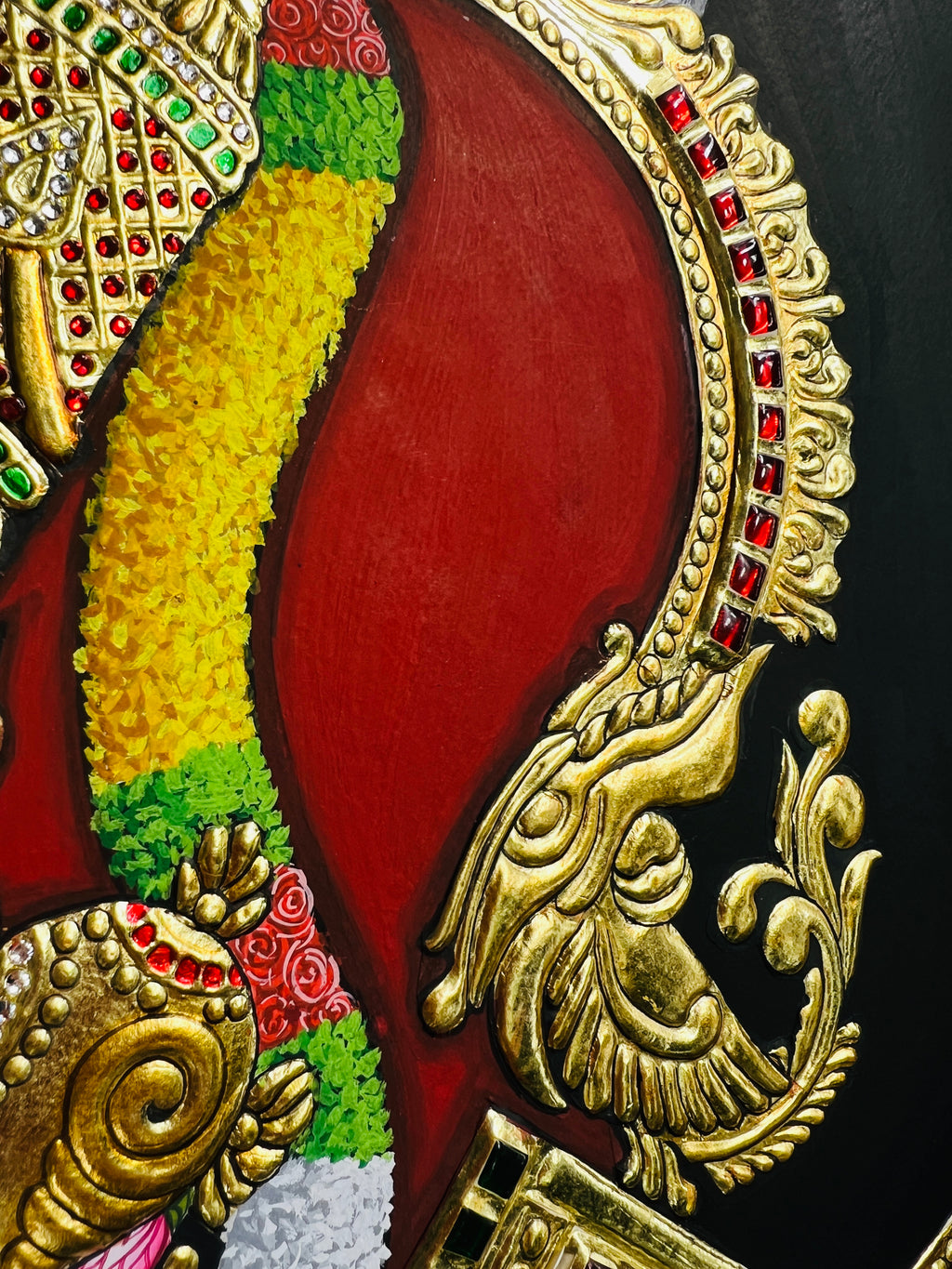 Lord Balaji Tanjore Painting Kit