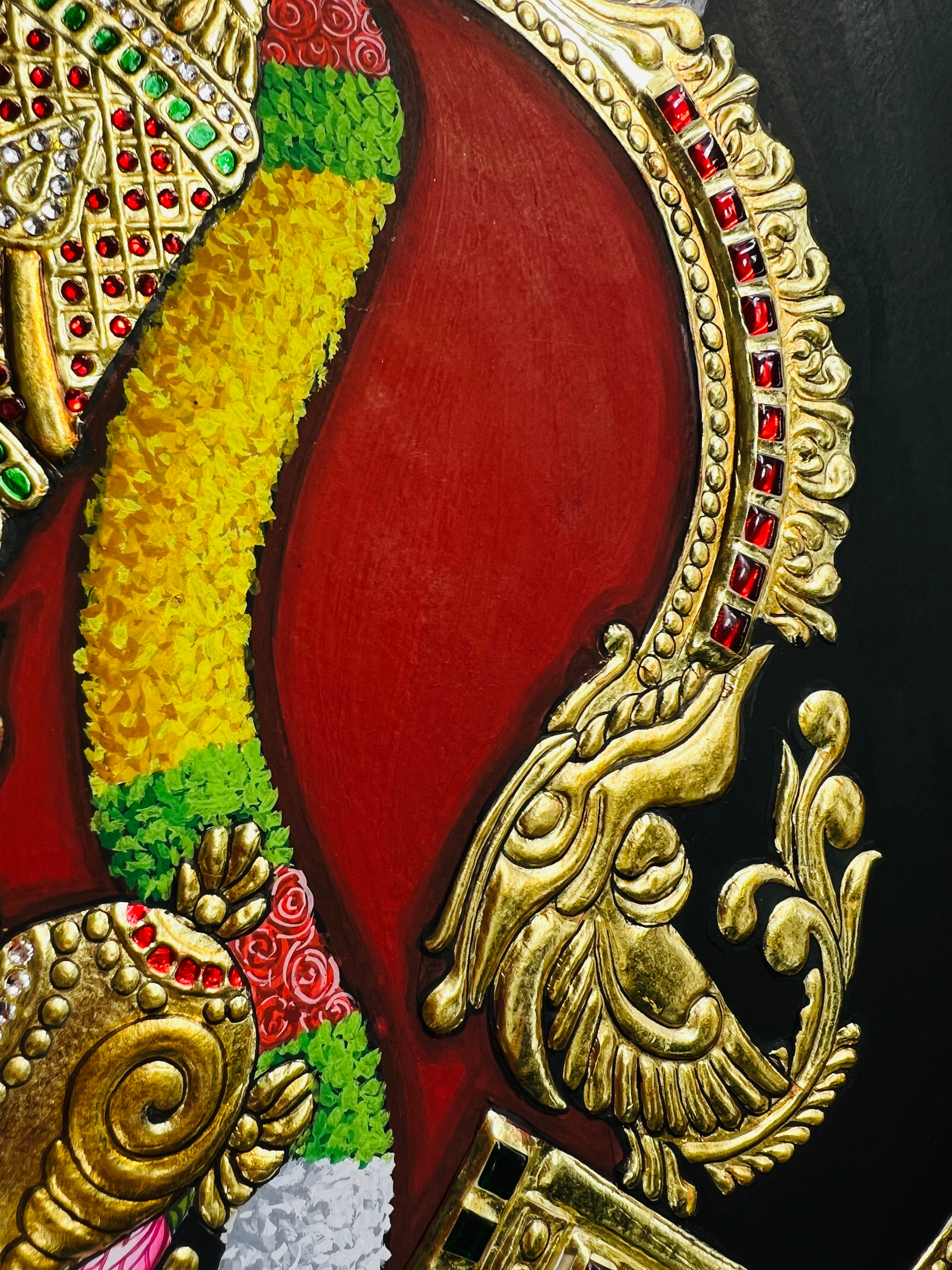 Lord Balaji Tanjore Painting Kit