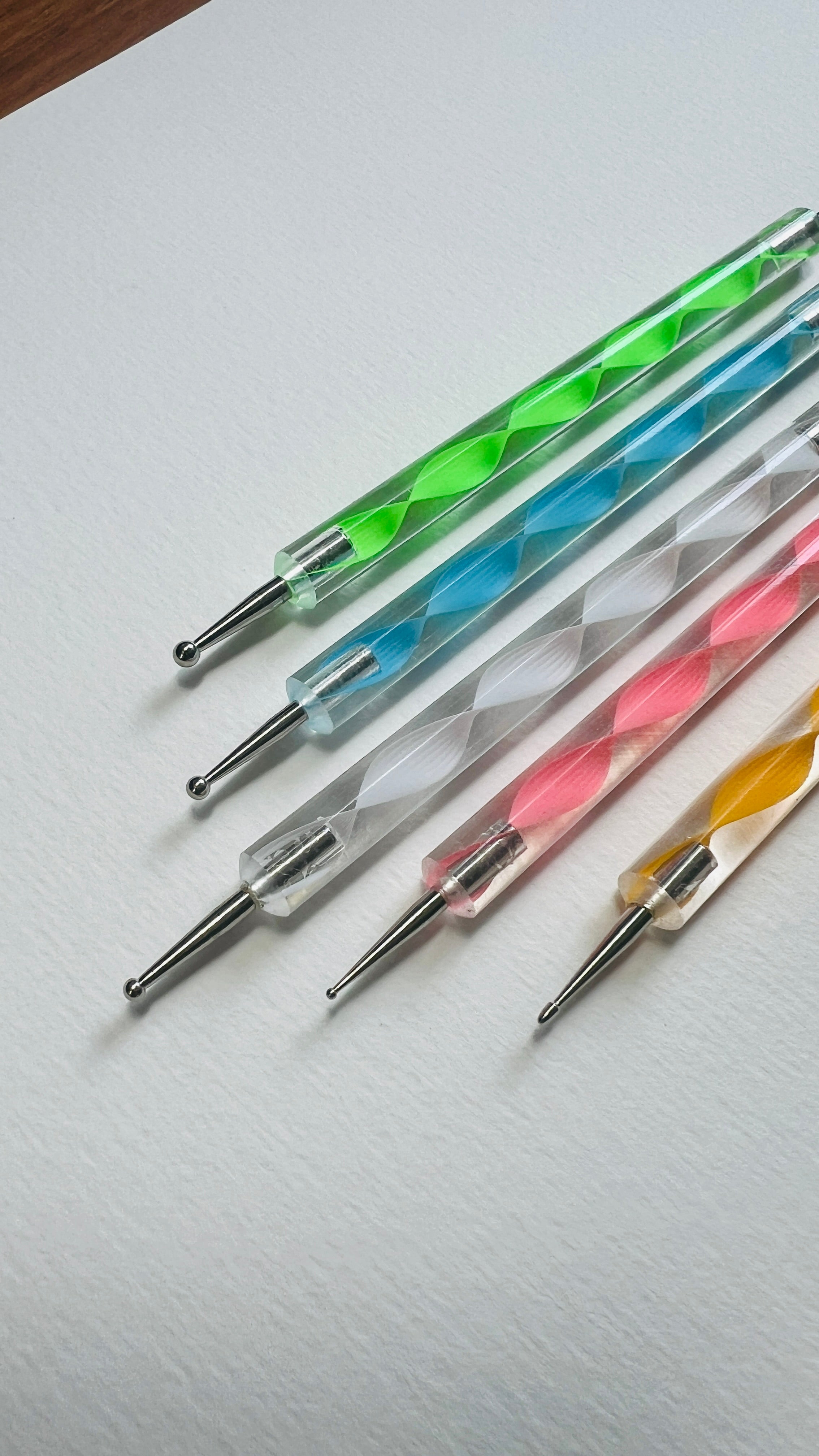 Embossing tool set of 5