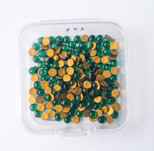 Green Round Stone (2Mm to 12Mm)